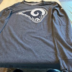 Nike men’s Los Angeles Rams long sleeve shirt sized small